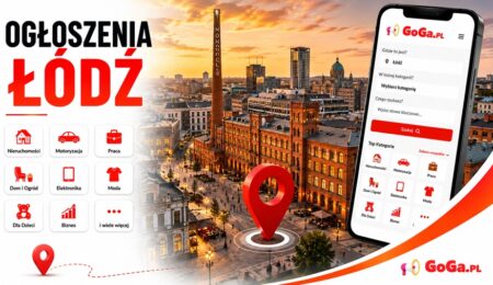 Ogłoszenia Łódź na GoGa.pl – serwis ogłoszeniowy z kategoriami nieruchomości, motoryzacja, praca
